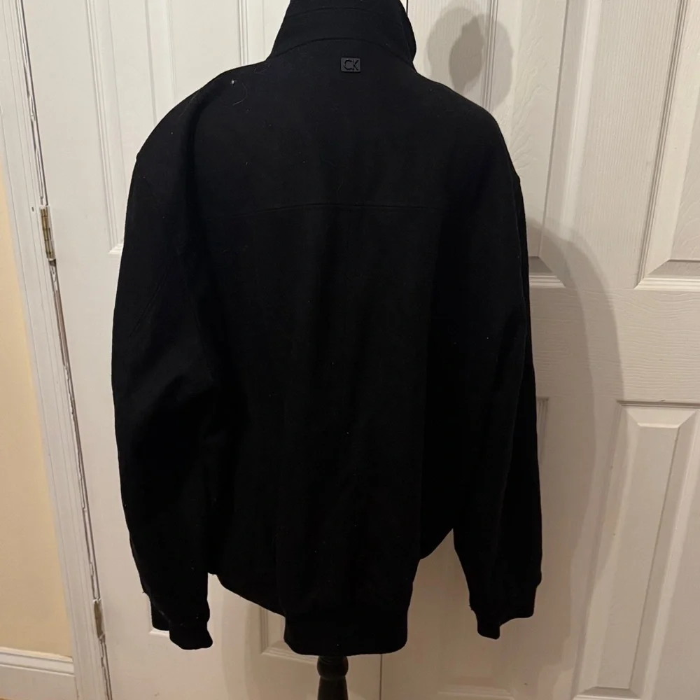 Calvin Klein Men's Black Windbreaker Jacket